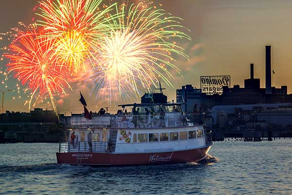 Baltimore Fireworks Cruise on Annapolitan II
